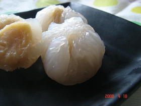 白餡で♪ひんやり葛まんじゅう