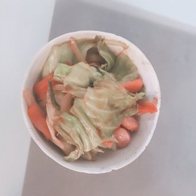 野菜たっぷり焼肉のタレで簡単野菜炒め