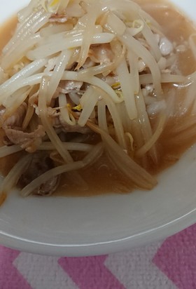 ホエー消費*豚もやしのとろみ炒め