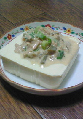 ツナとザーサイの冷奴