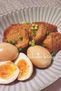角煮味で☆ジューシー仙台麩と煮卵