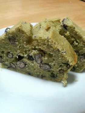 和菓子のような小豆ケーキ