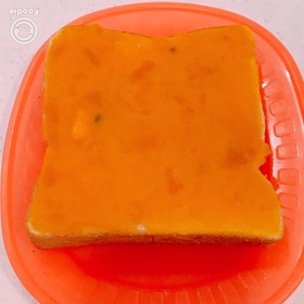 かぼちゃが甘くて旨い!パンプキントースト