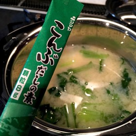 我が家no昆布だし味噌汁