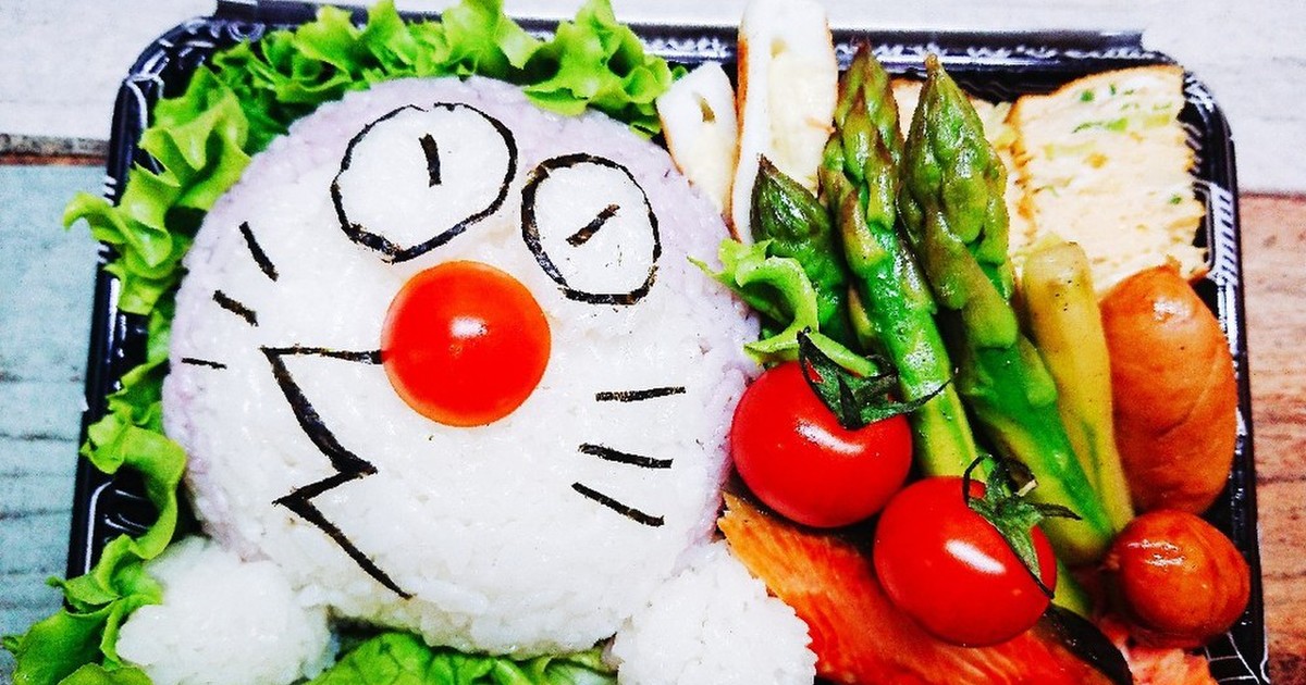 スネ夫になりきるドラえもん キャラ弁 レシピ 作り方 By Psnaops クックパッド 簡単おいしいみんなのレシピが357万品