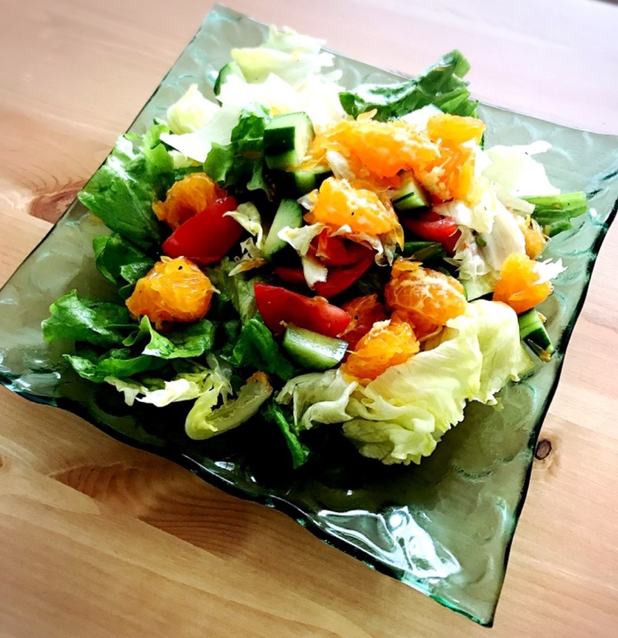 パセリの柑橘系サラダのレシピ