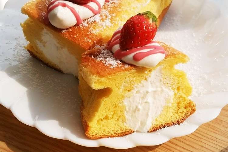 ほわほわ 幸せ 生パウンドケーキ レシピ 作り方 By まかリｰヌ クックパッド 簡単おいしいみんなのレシピが355万品