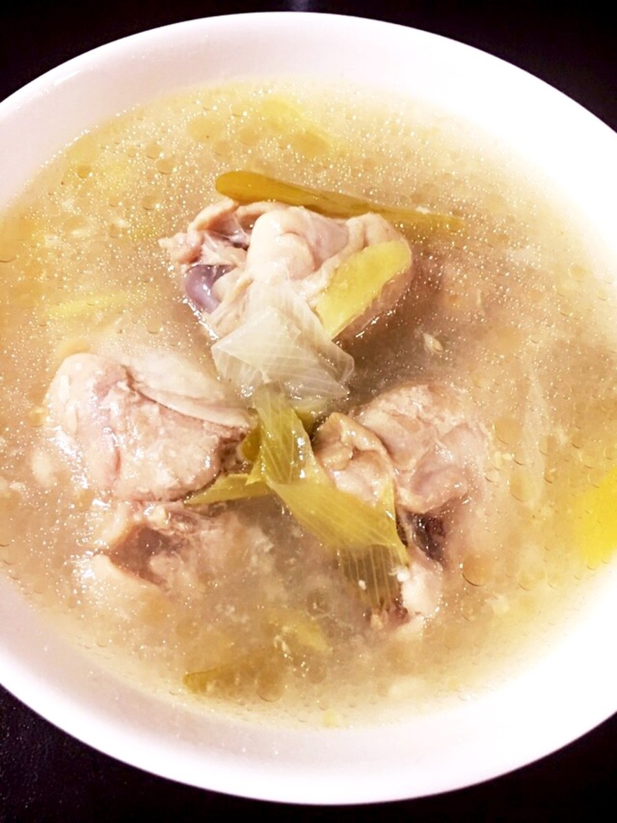 炊飯器で簡単♫参鶏湯風スープ