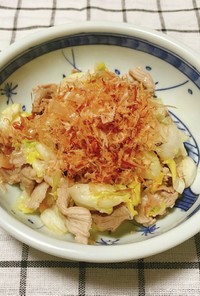 時短料理☆ご飯かすすむ豚肉と白菜の炒め物