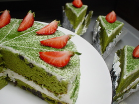 ♥あずき抹茶♥ ケーキ