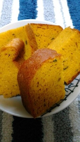 ふんわり~♡かぼちゃたっぷりパン#^^#