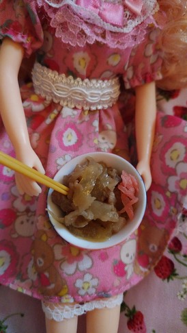 リカちゃん牛丼‧˚₊*̥⭐