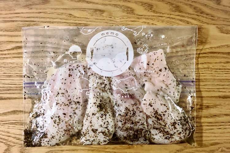 鱈のレモンバジル漬け 下味冷凍 レシピ 作り方 By 真奈 クックパッド 簡単おいしいみんなのレシピが350万品