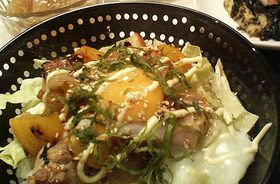 照り焼きチキンの親子丼☆