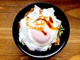 チャチャッと唐揚げ丼!