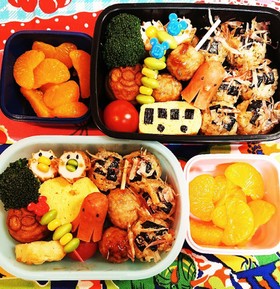 幼稚園(年中)双子のお弁当35