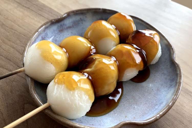 簡単 出来立てもっちり 幸せみたらし団子 レシピ 作り方 By 料理初心者mちゃん クックパッド 簡単おいしいみんなのレシピが355万品