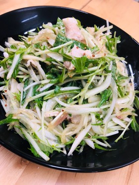 新玉と豚しゃぶのサラダ QC ポン酢ドレ