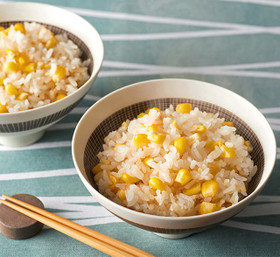 白だしのとうもろこしご飯