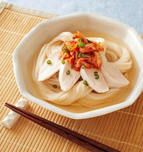 冷麺風白だしそうめん