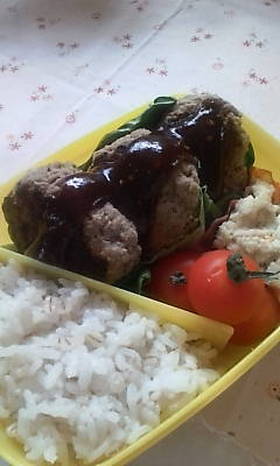 お弁当に☆おから入りハンバーグ