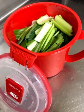 レンジだけ!日替わり野菜スープ お弁当に