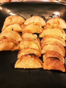 大根で餃子