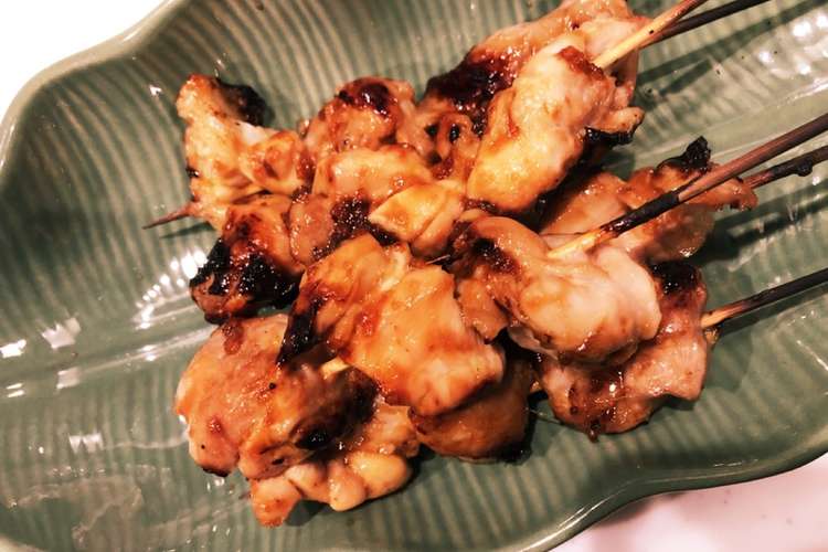 魚焼きグリルで☆タレver我が家の焼き鳥