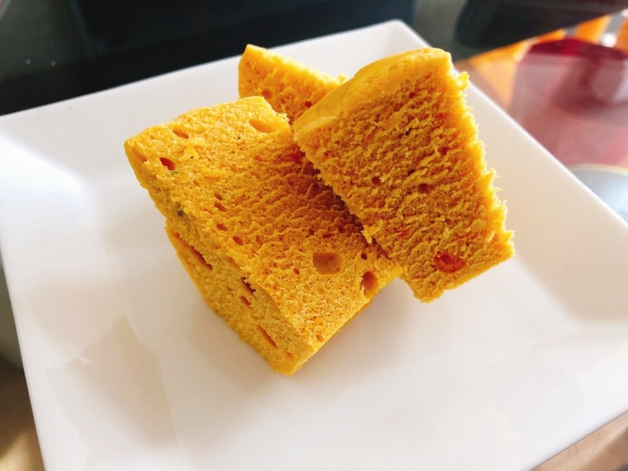 かぼちゃときな粉のパンケーキの画像