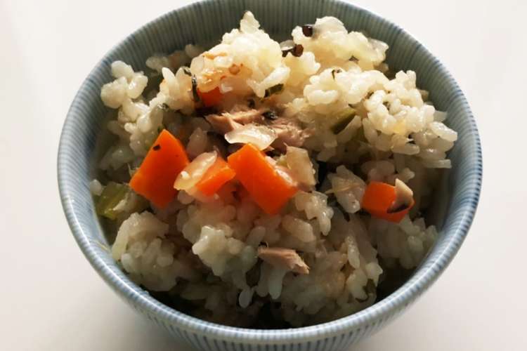 離乳食完了期 ツナと小松菜の炊き込みご飯 レシピ 作り方 By くるぞうたんたん クックパッド