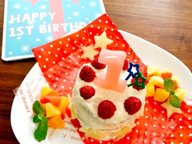 お豆腐で 砂糖不使用1歳バースデーケーキ レシピ 作り方 By とこきち クックパッド 簡単おいしいみんなのレシピが350万品