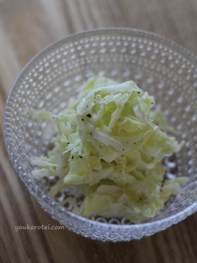 酢キャベツの作り方。ダイエットにも一役!