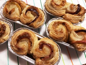 焼き芋入り!くるくるアップルパイ