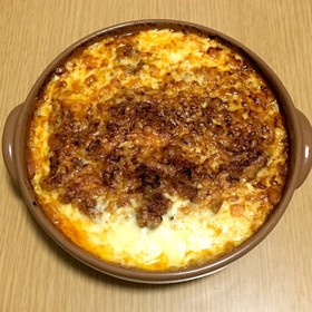 餃子の皮のラザニア風ドリア