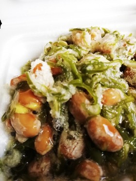 めかぶ納豆を食べやすく☆美味しく栄養補給