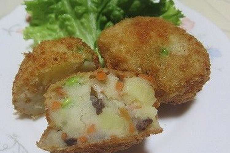 干し肉の黒豆コロッケ レシピ 作り方 By つやまfネット クックパッド 簡単おいしいみんなのレシピが371万品