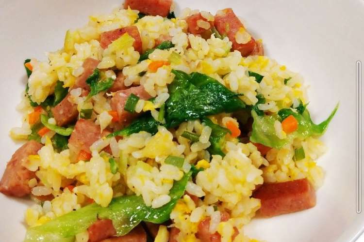 チューリップ スパム風 のチャーハン レシピ 作り方 By りっくん かいとママ クックパッド 簡単おいしいみんなのレシピが349万品