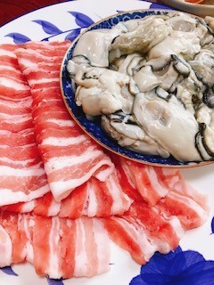 自家製だし・牡蠣と豚バラの味噌鍋の画像