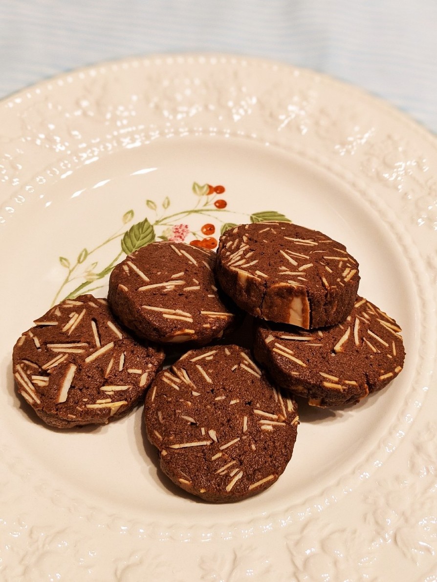 濃厚チョコ　アーモンドクッキーの画像