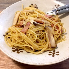 超時短!エリンギとベーコンの和風パスタ