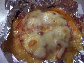トマトのヘルシーピザ風