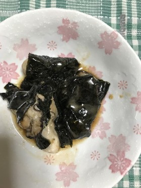 牡蠣の磯辺焼き風
