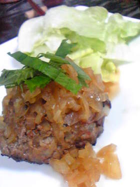 ♥和風玉ねぎソースでココ〇風ハンバーグ♥