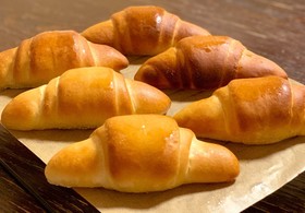 湯種法で塩バターロール(塩パン)