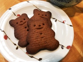 型抜きで可愛い♡シナモンカラメルクッキー