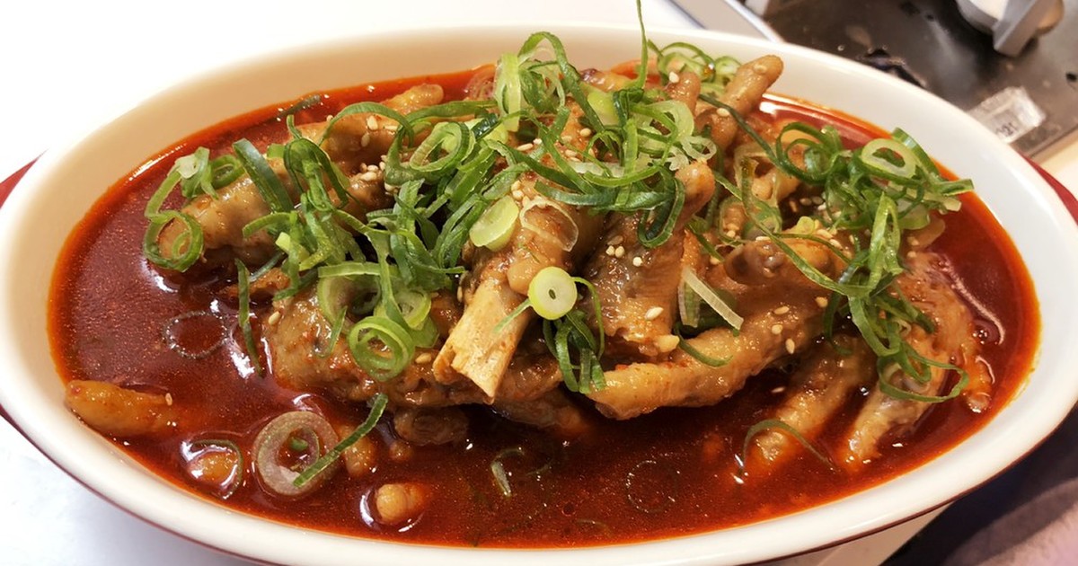 韓国もみじ 鶏 料理 プルタックバル レシピ 作り方 By 自炊料理修行中 クックパッド