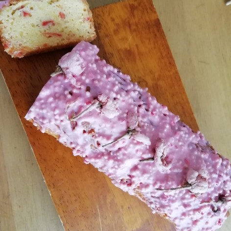 桜ベリーパウンドケーキ