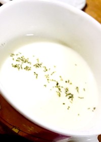 新玉ねぎの豆乳冷製スープ