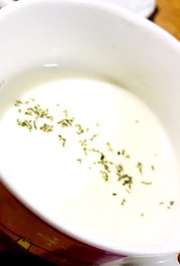 新玉ねぎの豆乳冷製スープ