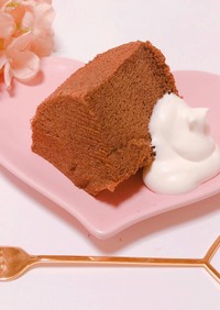 簡単濃厚チョコレートシフォンケーキ ✧˖
